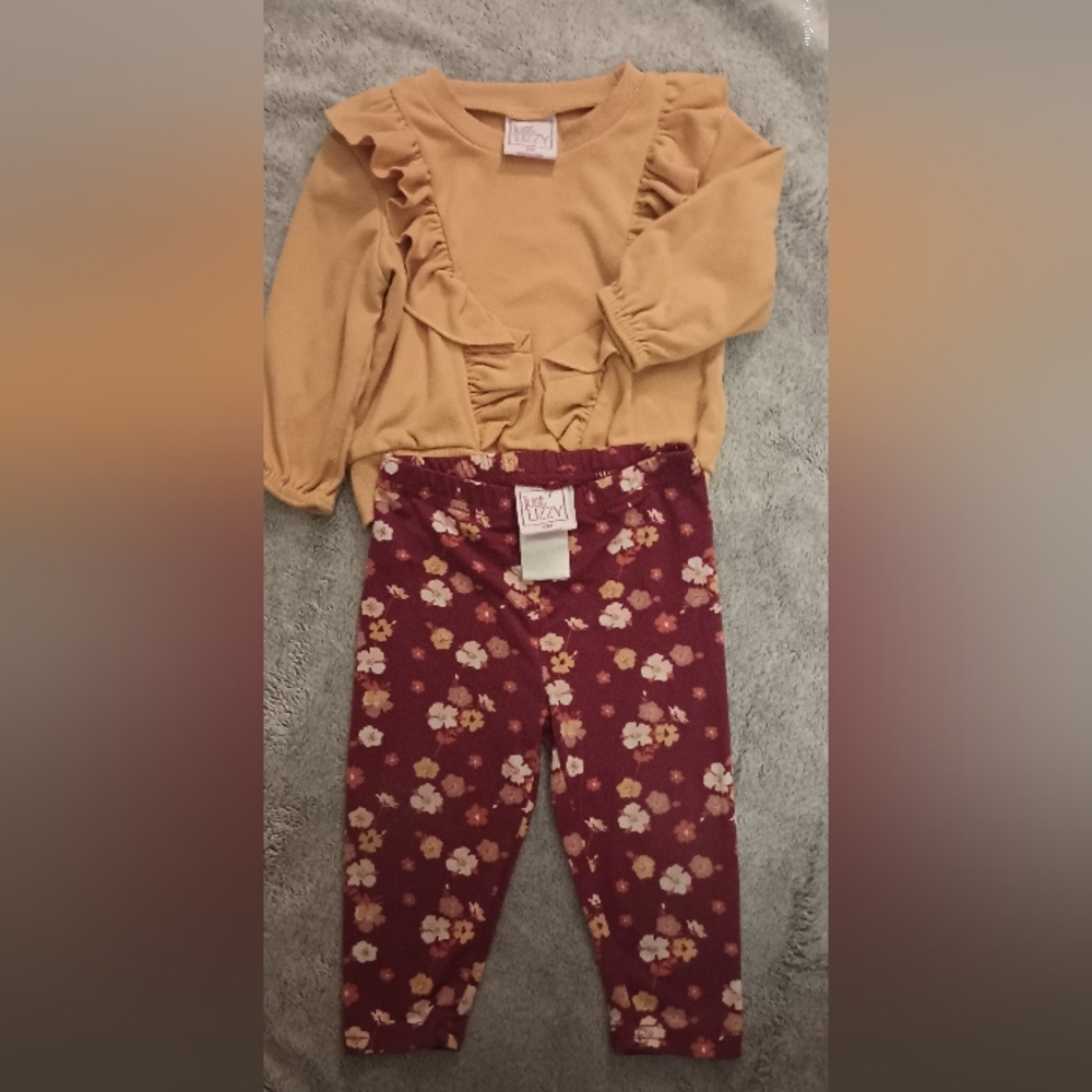 Baby girl 2 piece outfit-12 months